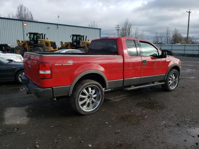 1FTPX14514NB78496 - 2008 FORD F-150 RED photo 3