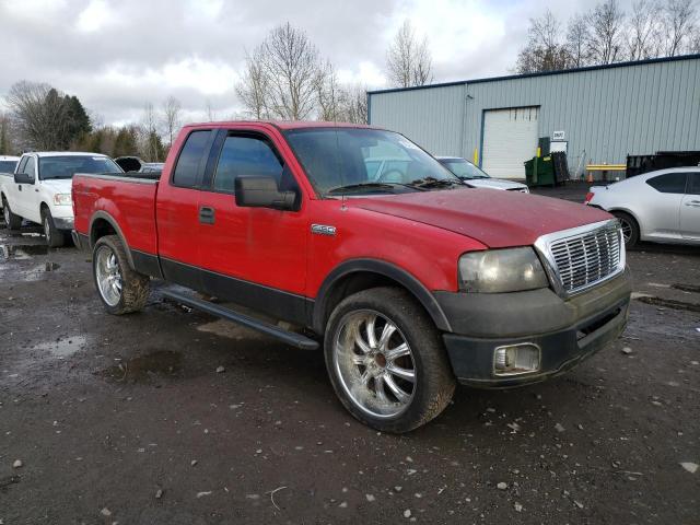 1FTPX14514NB78496 - 2008 FORD F-150 RED photo 4