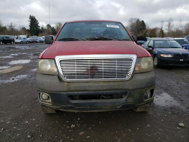 1FTPX14514NB78496 - 2008 FORD F-150 RED photo 5