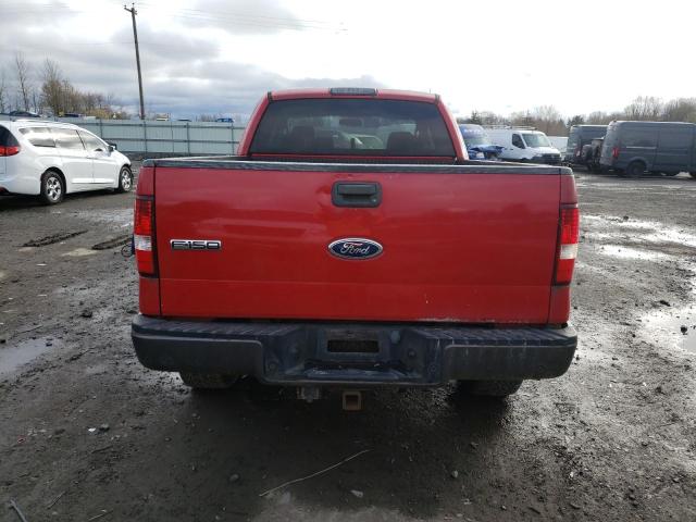 1FTPX14514NB78496 - 2008 FORD F-150 RED photo 6
