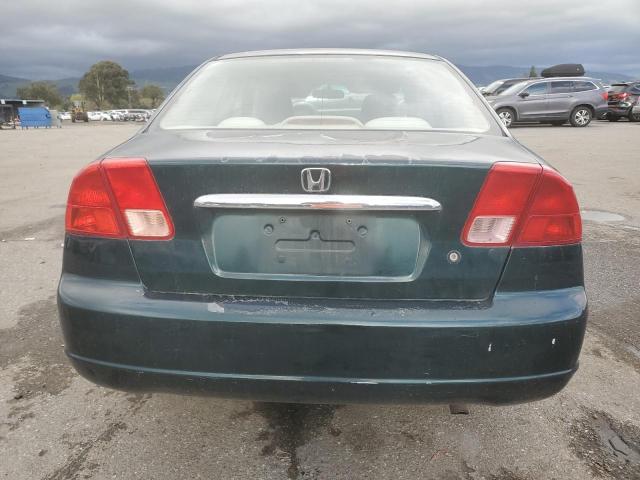 JHMES26731S005035 - 2001 HONDA CIVIC EX GREEN photo 6