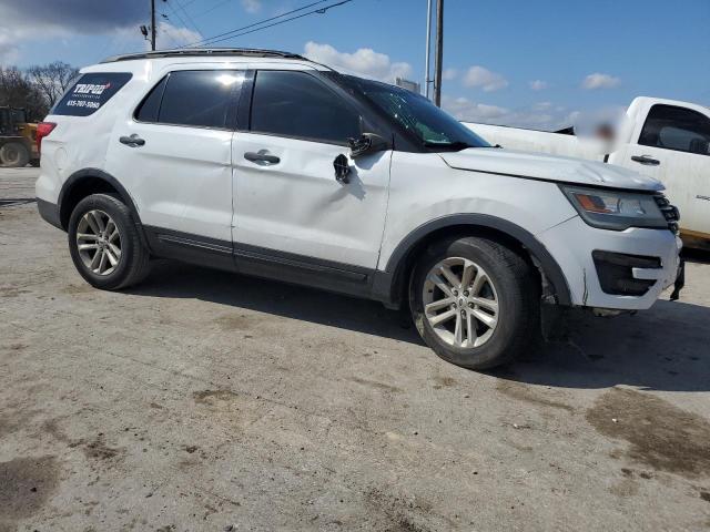 1FM5K8B85GGB75892 - 2016 FORD EXPLORER WHITE photo 4