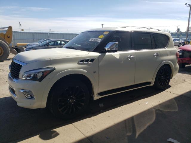 JN8AZ2NE9F9086623 - 2015 INFINITI QX80 WHITE photo 1