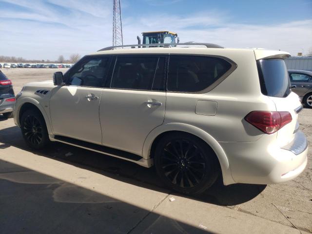 JN8AZ2NE9F9086623 - 2015 INFINITI QX80 WHITE photo 2