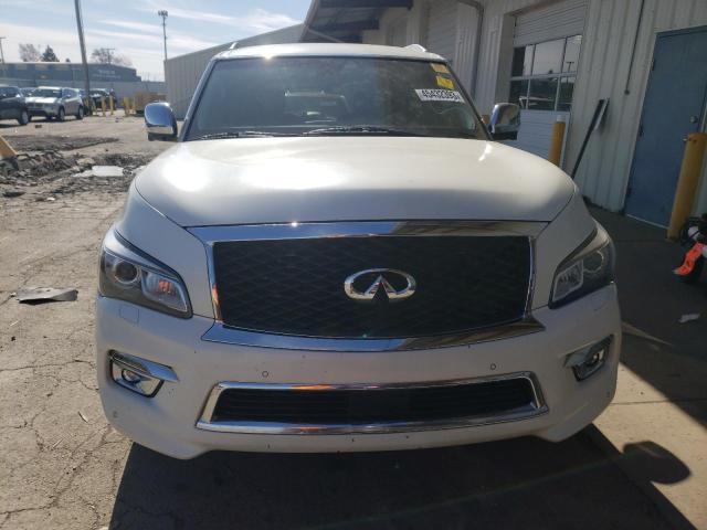 JN8AZ2NE9F9086623 - 2015 INFINITI QX80 WHITE photo 5