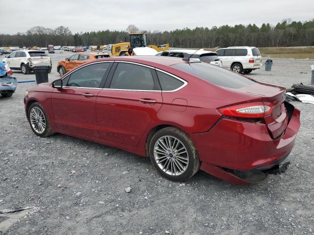 3FA6P0HD6ER297513 - 2014 FORD FUSION SE RED photo 2