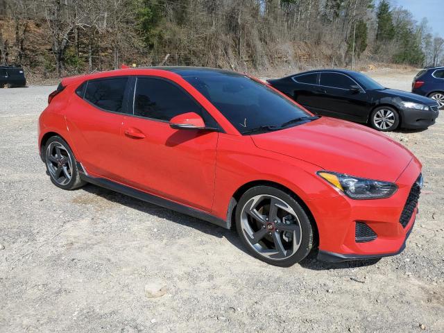 KMHTH6AB1KU020256 - 2019 HYUNDAI VELOSTER TURBO RED photo 4