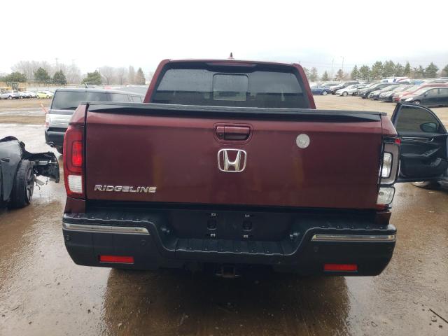 5FPYK3F77LB003381 - 2020 HONDA RIDGELINE RTL BURGUNDY photo 6