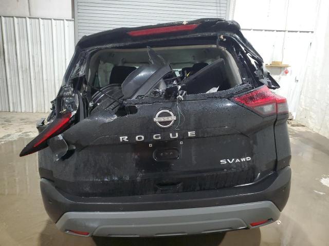 5N1BT3BB4NC708494 - 2022 NISSAN ROGUE SV BLACK photo 6