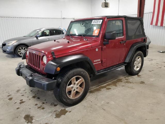 1C4AJWAG0CL158292 - 2012 JEEP WRANGLER SPORT MAROON photo 1