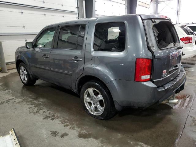 5FNYF4H56CB022079 - 2012 HONDA PILOT EXL GRAY photo 2