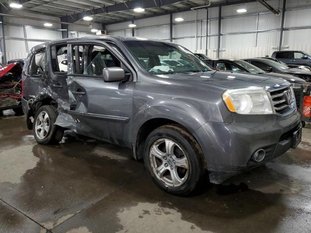 5FNYF4H56CB022079 - 2012 HONDA PILOT EXL GRAY photo 4