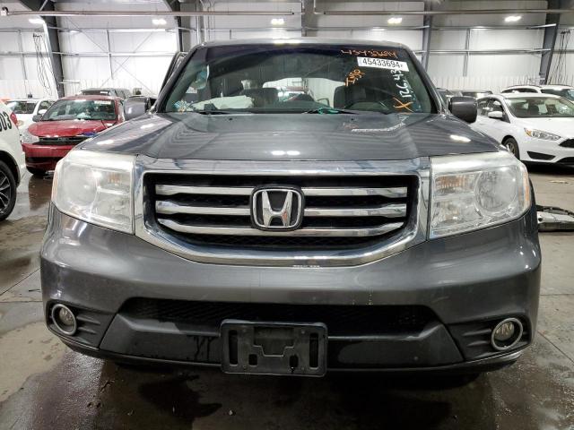 5FNYF4H56CB022079 - 2012 HONDA PILOT EXL GRAY photo 5