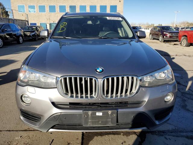 5UXWX9C5XH0T08613 - 2017 BMW X3 XDRIVE28I GRAY photo 5