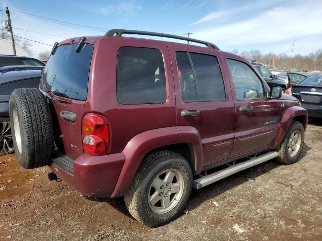 1J4GL58K03W539691 - 2003 JEEP LIBERTY LIMITED MAROON photo 3