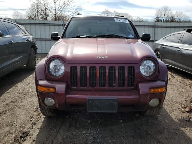 1J4GL58K03W539691 - 2003 JEEP LIBERTY LIMITED MAROON photo 5