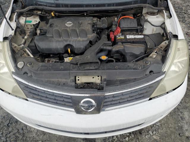 3N1BC13E18L407601 - 2008 NISSAN VERSA S WHITE photo 12