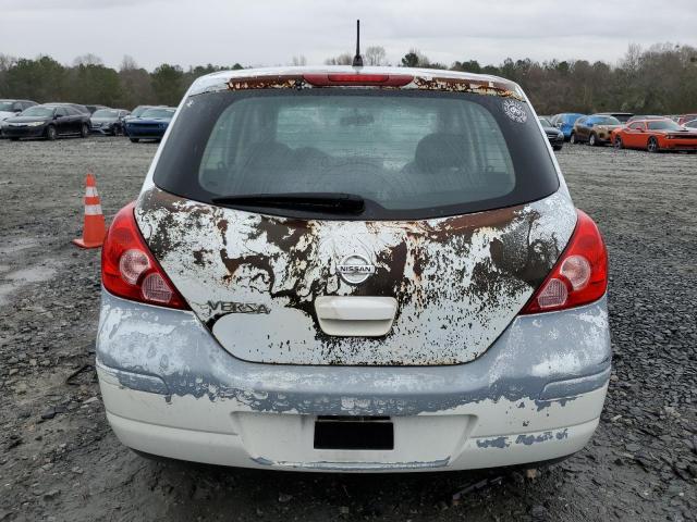 3N1BC13E18L407601 - 2008 NISSAN VERSA S WHITE photo 6