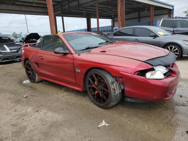 1FALP45X3VF181594 - 1997 FORD MUSTANG GT BURGUNDY photo 4