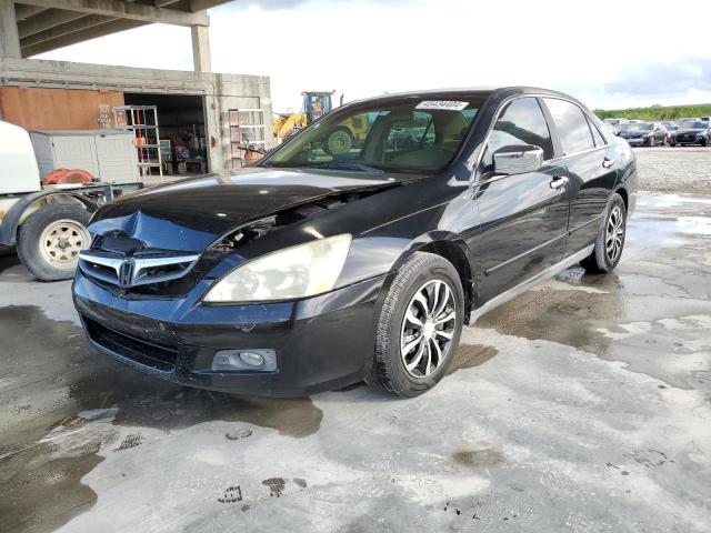 3HGCM56476G708793 - 2006 HONDA ACCORD LX BLACK photo 1