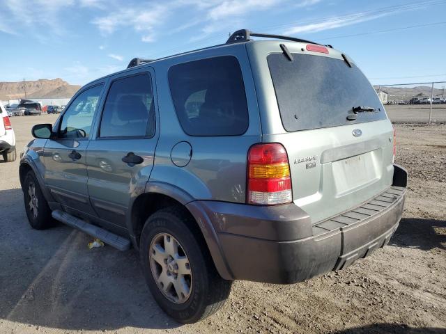 1FMCU93166KA25570 - 2006 FORD ESCAPE XLT TEAL photo 2