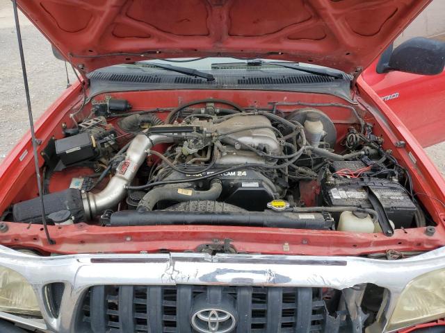 5TEGN92N72Z103691 - 2002 TOYOTA TACOMA DOUBLE CAB PRERUNNER RED photo 11
