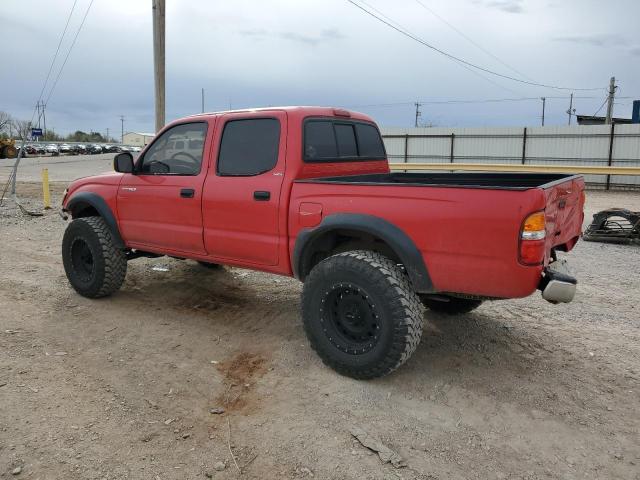 5TEGN92N72Z103691 - 2002 TOYOTA TACOMA DOUBLE CAB PRERUNNER RED photo 2