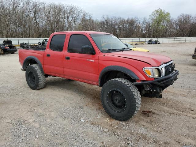 5TEGN92N72Z103691 - 2002 TOYOTA TACOMA DOUBLE CAB PRERUNNER RED photo 4