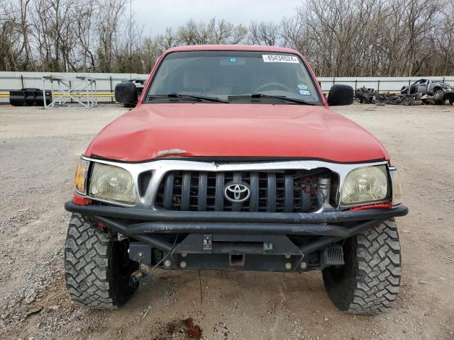 5TEGN92N72Z103691 - 2002 TOYOTA TACOMA DOUBLE CAB PRERUNNER RED photo 5