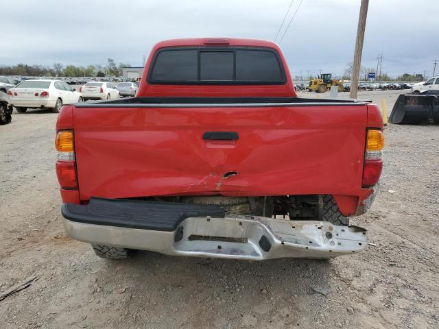 5TEGN92N72Z103691 - 2002 TOYOTA TACOMA DOUBLE CAB PRERUNNER RED photo 6