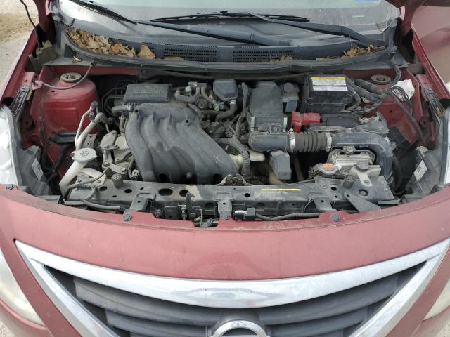 3N1CN7AP5JL840639 - 2018 NISSAN VERSA S BURGUNDY photo 11