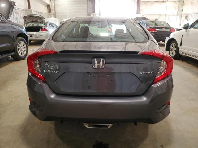 2HGFC2F83LH561515 - 2020 HONDA CIVIC SPORT GRAY photo 6