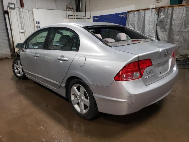 1HGFA16857L039820 - 2007 HONDA CIVIC EX SILVER photo 2