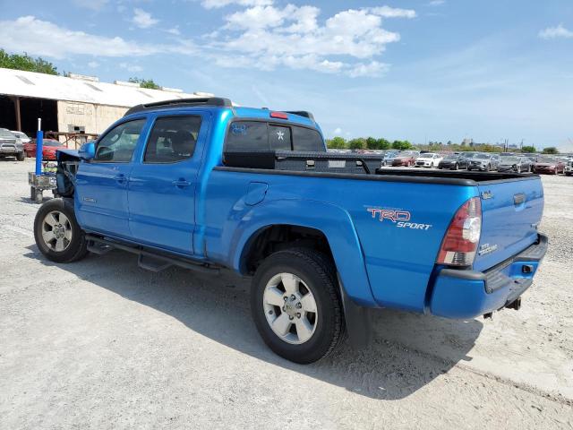 5TFKU4HN1BX001401 - 2011 TOYOTA TACOMA DOUBLE CAB PRERUNNER LONG BED BLUE photo 2