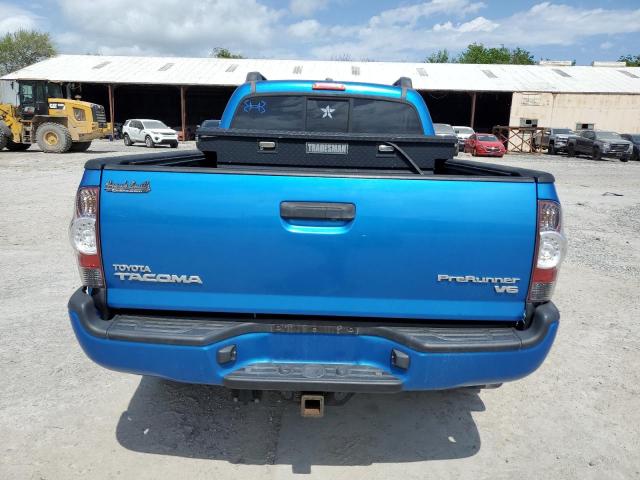 5TFKU4HN1BX001401 - 2011 TOYOTA TACOMA DOUBLE CAB PRERUNNER LONG BED BLUE photo 6