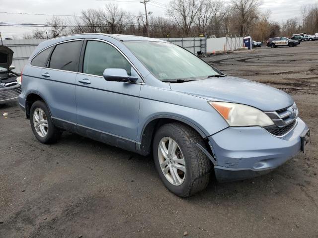 5J6RE4H76AL068220 - 2010 HONDA CR-V EXL BLUE photo 4