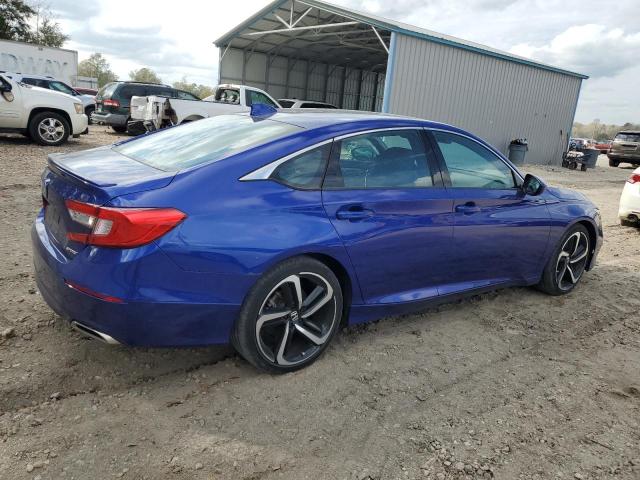 1HGCV1F3XLA110088 - 2020 HONDA ACCORD SPORT BLUE photo 3