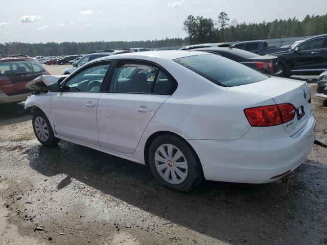 3VW2K7AJ5EM327059 - 2014 VOLKSWAGEN JETTA BASE WHITE photo 2