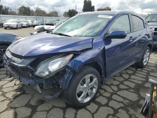 3CZRU6H78GM709485 - 2016 HONDA HR-V EXL BLUE photo 1