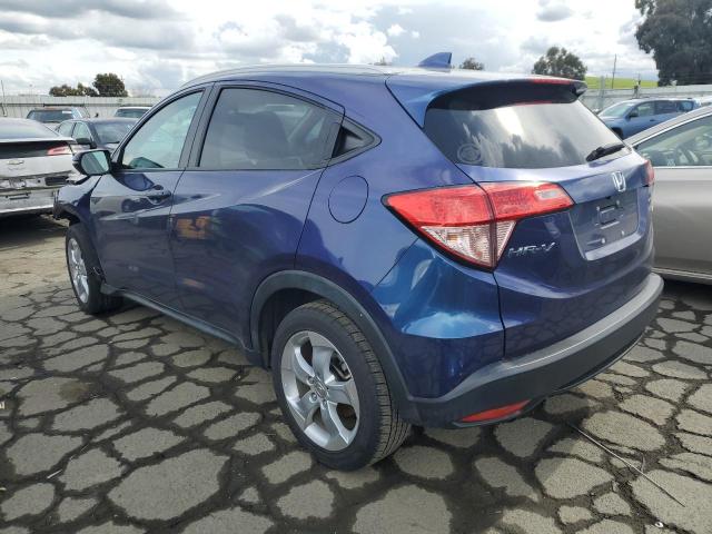 3CZRU6H78GM709485 - 2016 HONDA HR-V EXL BLUE photo 2