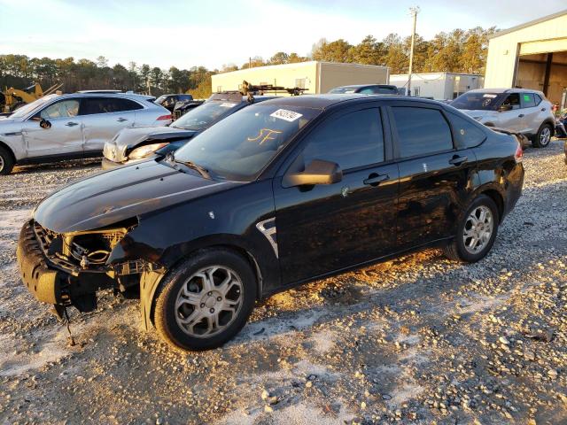 1FAHP35N88W155270 - 2008 FORD FOCUS SE BLACK photo 1