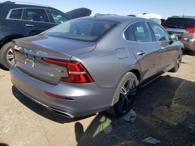 7JRA22TL7MG091945 - 2021 VOLVO S60 T6 INSCRIPTION GRAY photo 3