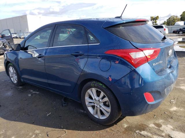 KMHD35LH6EU212288 - 2014 HYUNDAI ELANTRA GT BLUE photo 2