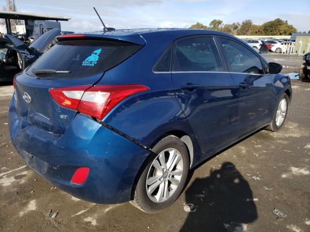 KMHD35LH6EU212288 - 2014 HYUNDAI ELANTRA GT BLUE photo 3