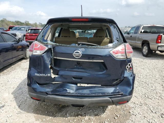 KNMAT2MT1GP680245 - 2016 NISSAN ROGUE S BLUE photo 6