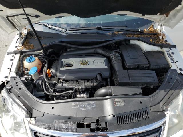 WVWFA71FX9V021859 - 2009 VOLKSWAGEN EOS LUX WHITE photo 11