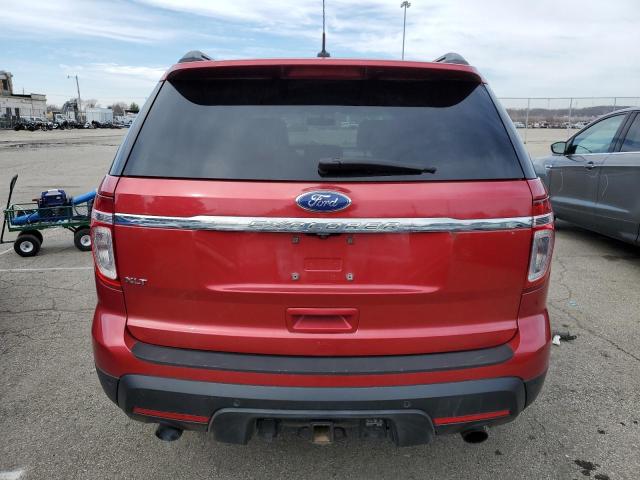 1FMHK7D83BGA49415 - 2011 FORD EXPLORER XLT RED photo 6