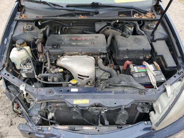 4T1BE30K74U296710 - 2004 TOYOTA CAMRY LE BLUE photo 11