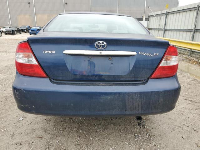 4T1BE30K74U296710 - 2004 TOYOTA CAMRY LE BLUE photo 6