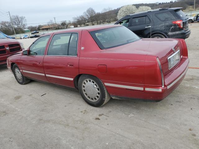 1G6KD54Y3XU741047 - 1999 CADILLAC DEVILLE MAROON photo 2